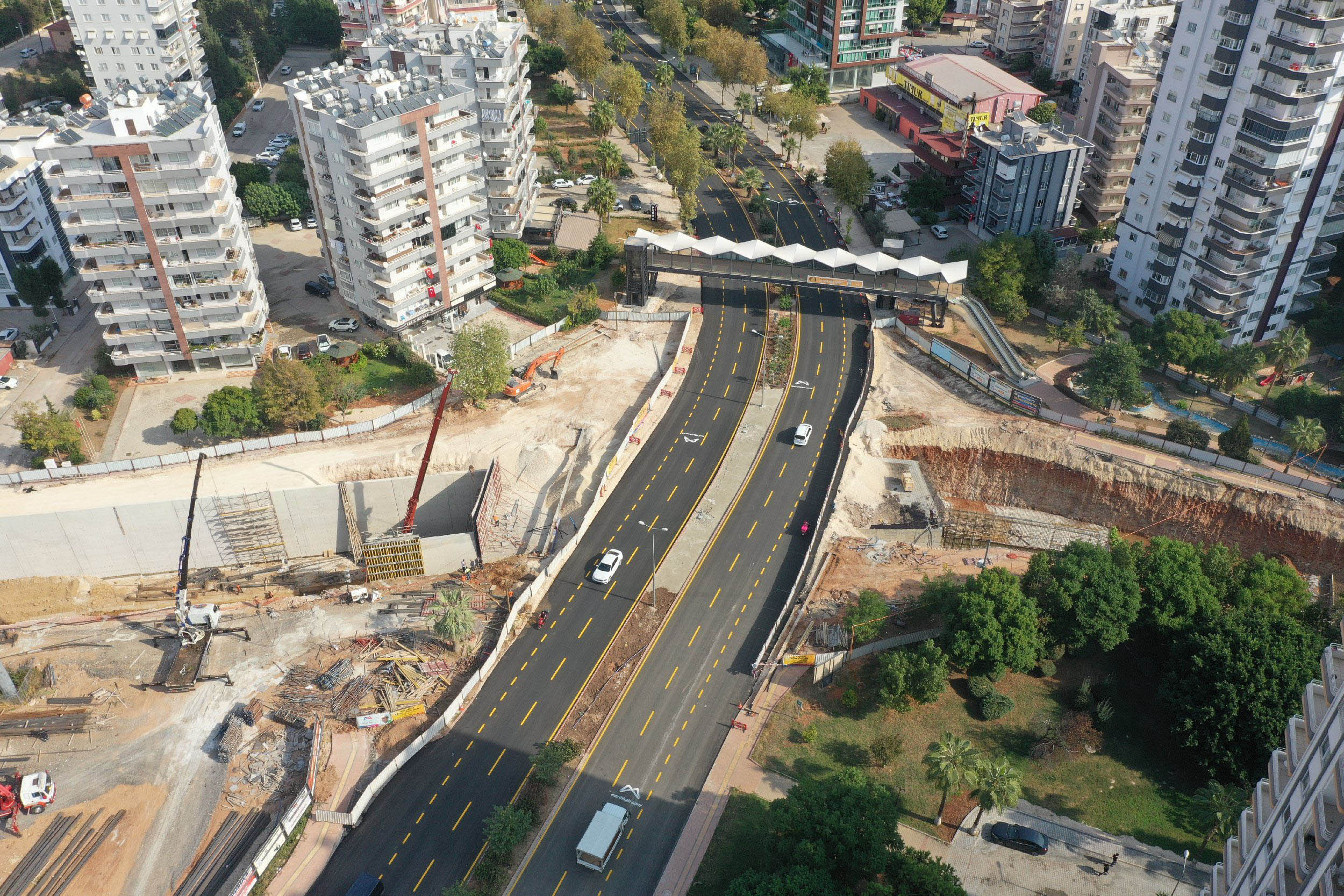 2. ÇEVRE YOLU ÜZERİ TRAFİĞE KAPALI KISIM AÇILDI