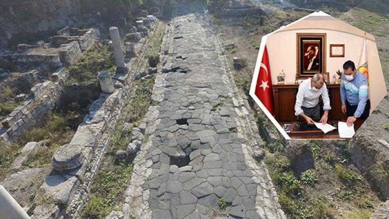 Mersin-Tarsuıs Haber/  Antik Roma Yolu İçin Protokol İmzalandı