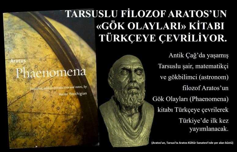 TARSUSLU FİLOZOF ARATOS’UN  “GÖK OLAYLARI” KİTABI TÜRKÇEYE ÇEVRİLİYOR