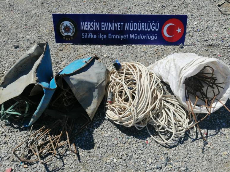 MERSİN’DE İNŞAATLARDAN HIRSIZLIK YAPAN ŞAHIS TUTKLANDI
