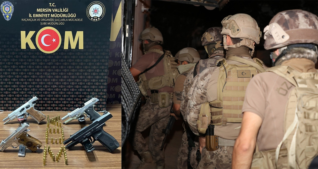 MERSİN’DE SOKAK ÇETELERİNE OPERASYON: 5 GÖZALTI