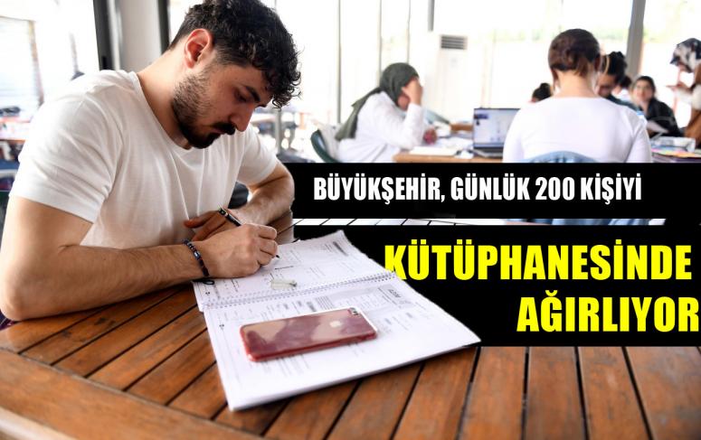 MERSİN BÜYÜKŞEHİR’DEN ÖĞRENCİLERE EV GİBİ KÜTÜPHANE