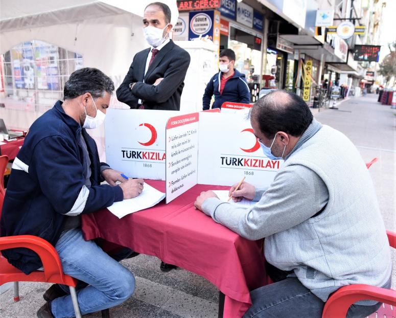 TOROSLAR BELEDİYESİ'NDEN KIZILAY'IN KAN BAĞIŞI KAMPANYASINA DESTEK