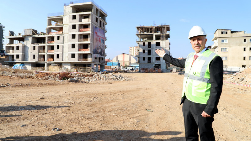 Başkan Gültak, Barış Mahallesi TOKİ Proje Sahasını Ziyaret Etti