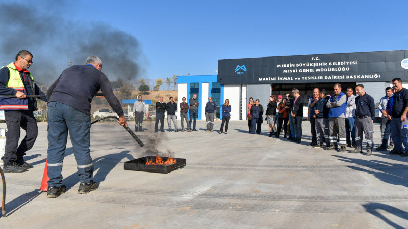 MESKİ Personeli, Yangın Tatbikatı Ve Eğitimlerine Katıldı