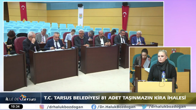 Tarsus Belediyesi’nin 81 İşyeri Kira İhalesi Canlı Yayınlandı 