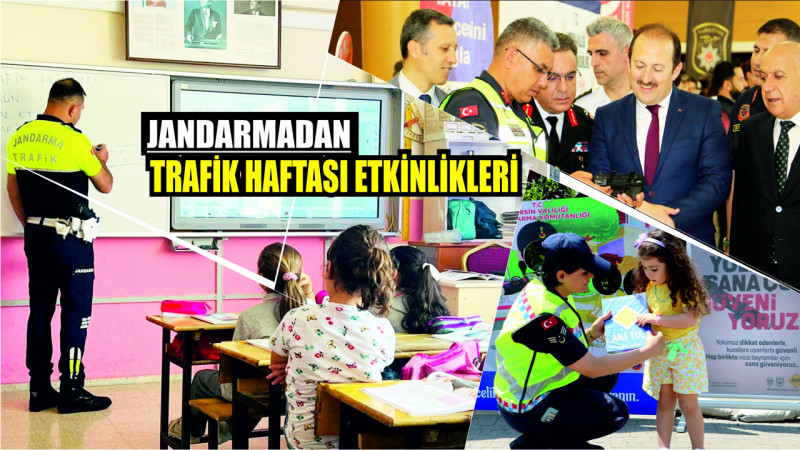 Mersin’de Jandarmadan Trafik Haftası Etkinlikleri