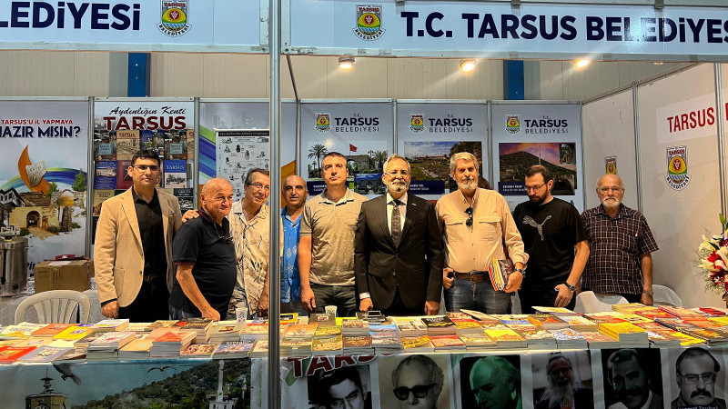 Tarsus Belediyesi Fuarda, Yazılı Eserleri ve Tarsuslu Yazarları ile yoğun ilgi gördü