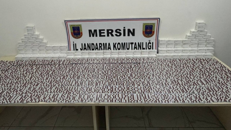 Mersin'de 14 bin adet uyuşturucu hap ele geçirildi. 2 Şüpheli Tutuklandı 