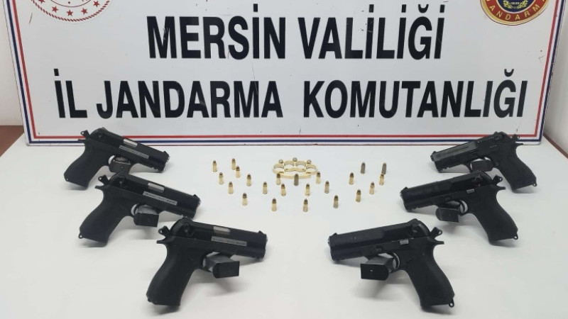 Mersin’de Silah Kaçakçılığı Operasyonu 1 Şüpheli gözaltına alındı