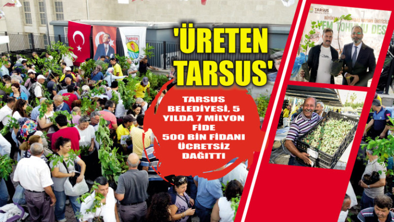 Başkan Bozdoğan’ın ‘Üreten Tarsus’ Sloganı İle Tarım Çalışmaları Başarıyla Sürüyor
