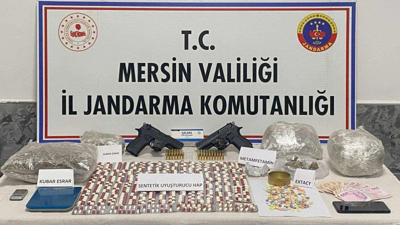 Mersin’de uyuşturucu operasyonu 1 şupheli yakalandı 