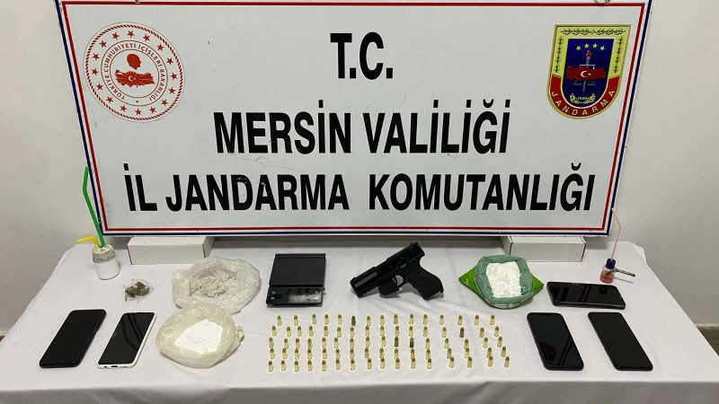 MERSİN’DE UYUŞTURUCU MADDE OPERASYONU: 5 TUTUKLU