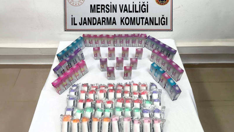 MERSİN’DE KAÇAK SİGARA OPERASYONU