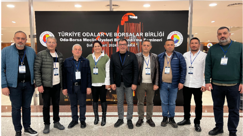 Tarsus TSO Meclisi TOBB’da Bilgilendirme Seminerine katıldı