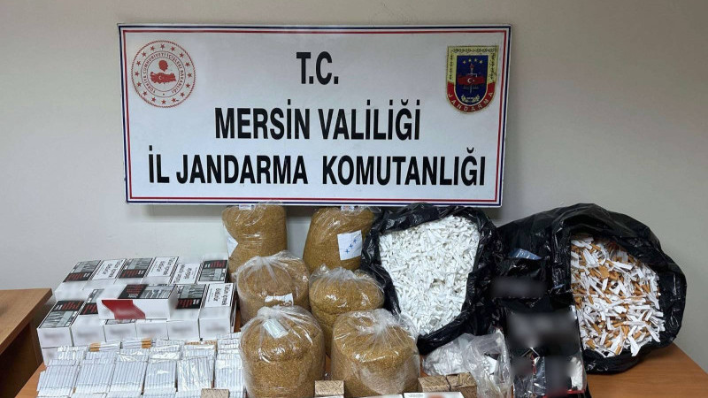 TARSUS VE GÜLNAR’DA KAÇAK MAKARON OPERASYONU: 3 GÖZALTI 