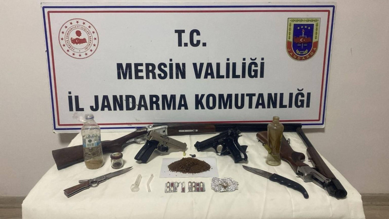 Çamlıyayla’da define arayan 1 şahıs suçüstü yakalandı