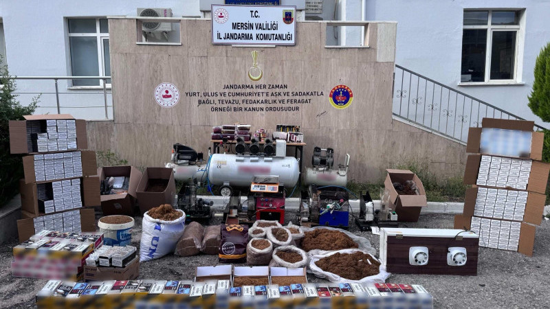 Mut’ta Kaçak Sigara Operasyonu: 2 Gözaltı