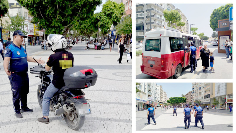  Tarsus’ta Toplu Taşıma Araçları İle Yarenlik Alanında Motosikletlilere Denetim