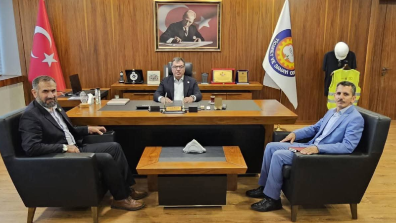 HÜDA PAR Tarsus İlçe Başkanı Hikmet Tanış'tan TSO'ya Ziyaret
