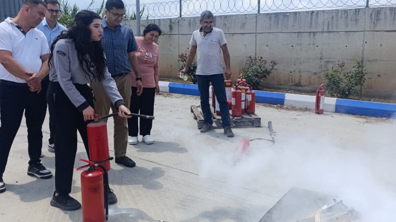 TTB Personelleri Tahliye ve Yangın Tatbikatı Eğitiminde