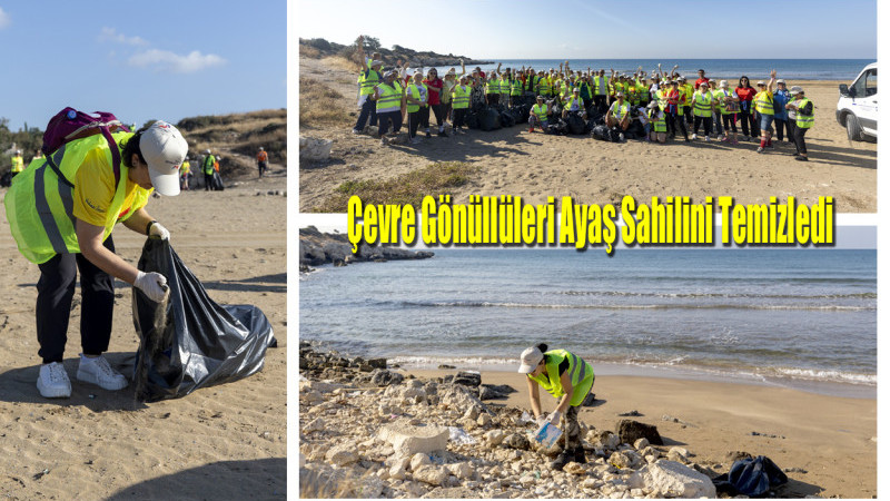 Büyükşehir İle Çevre Gönüllüleri Ayaş Sahilini Temizledi 