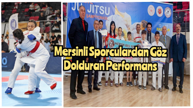 Mersin Beş Yol Spor Kulübü'nden Ju Jitsu Şampiyonası'nda Büyük Başarı