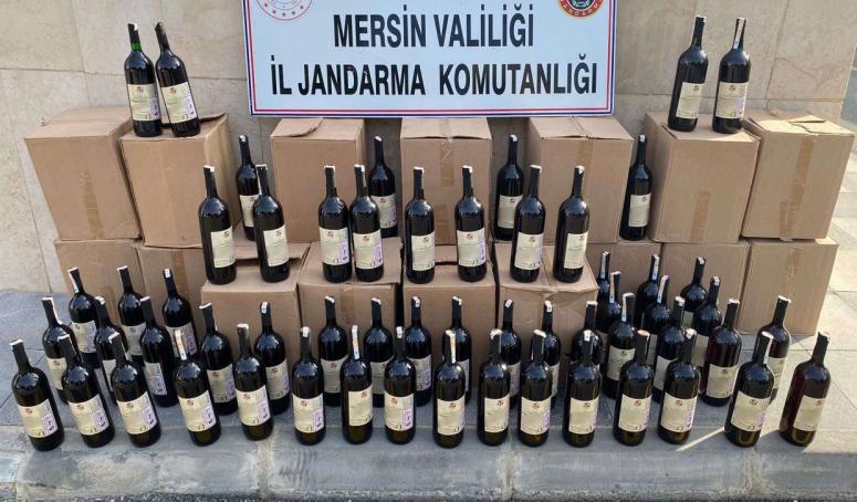 Mersin’de 540 Litre Kaçak Alkollü İçki Ele Geçirildi