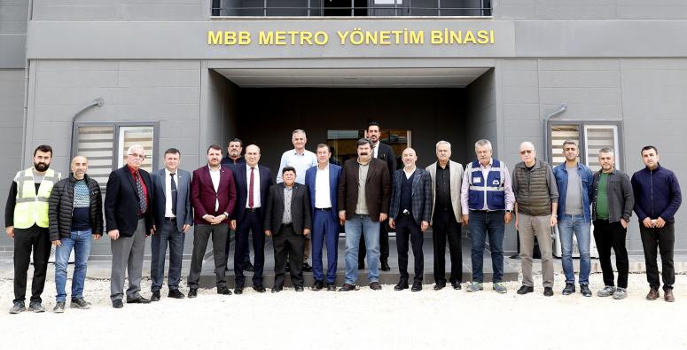 Meclis Üyelerinden Mersin Metrosu’na Ziyaret