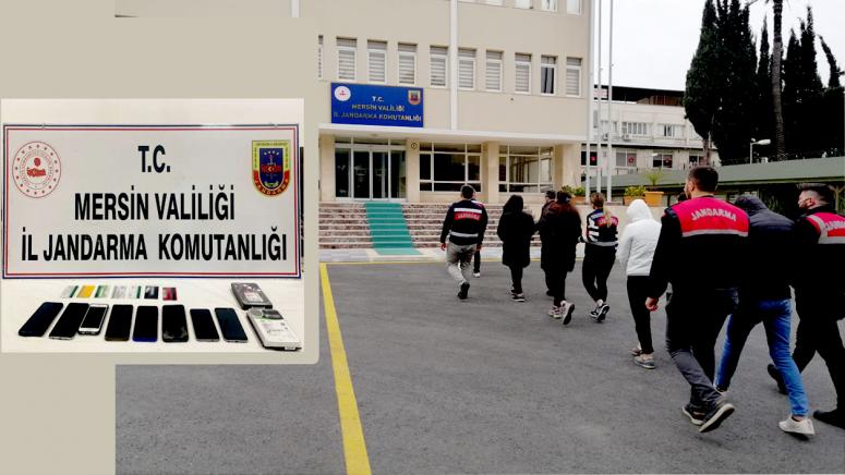 MERSİN HABER/ SİBER DOLANDIRICILARA EŞ ZAMANLI OPERASYON: 8 GÖZALTI