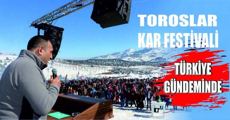 TOROSLAR KAR FESTİVALİ TÜRKİYE GÜNDEMİNDE