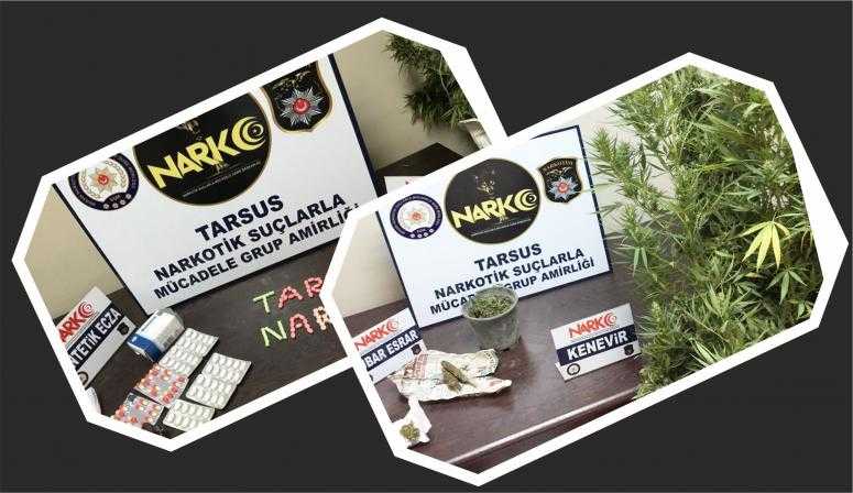 TARSUS’TA UYUŞTURUCU OPERASYONU