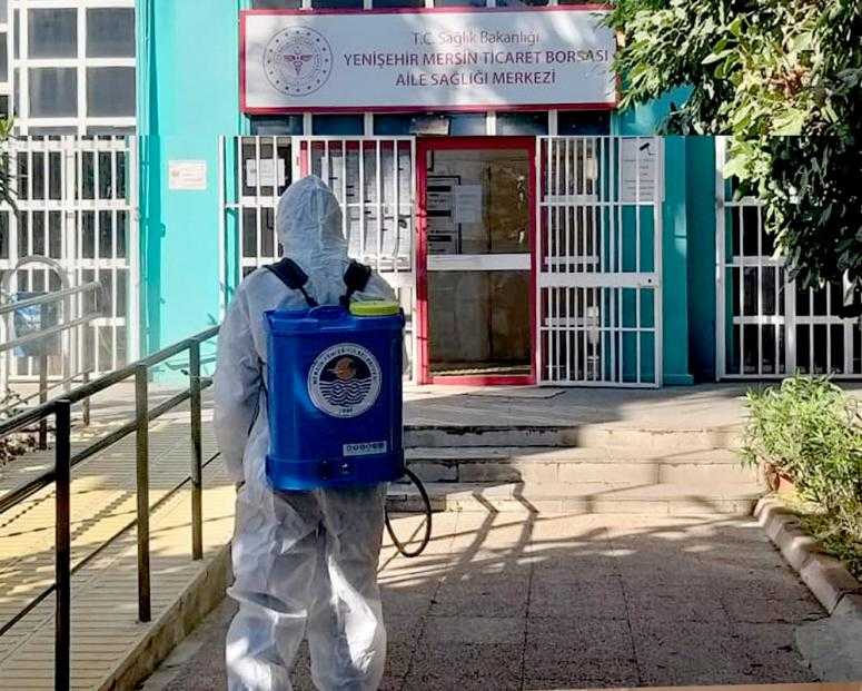 YENİŞEHİR’DE İBADETHANELER VE ASM’LER DEZENFEKTE EDİLİYOR