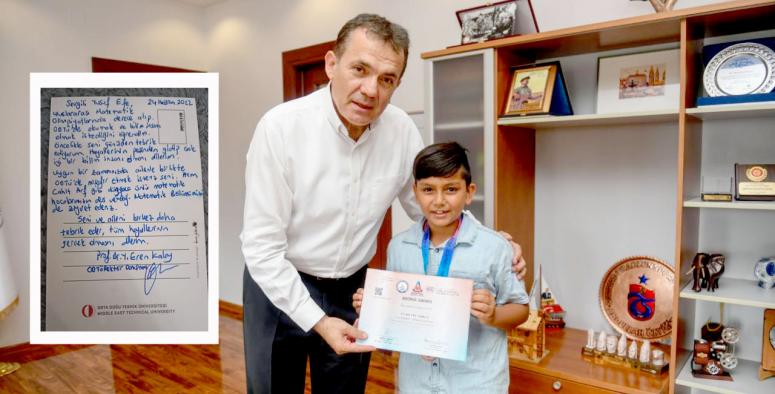 YENİŞEHİRLİ YUSUF EFE’YE ODTÜ’DEN DAVET MEKTUBU