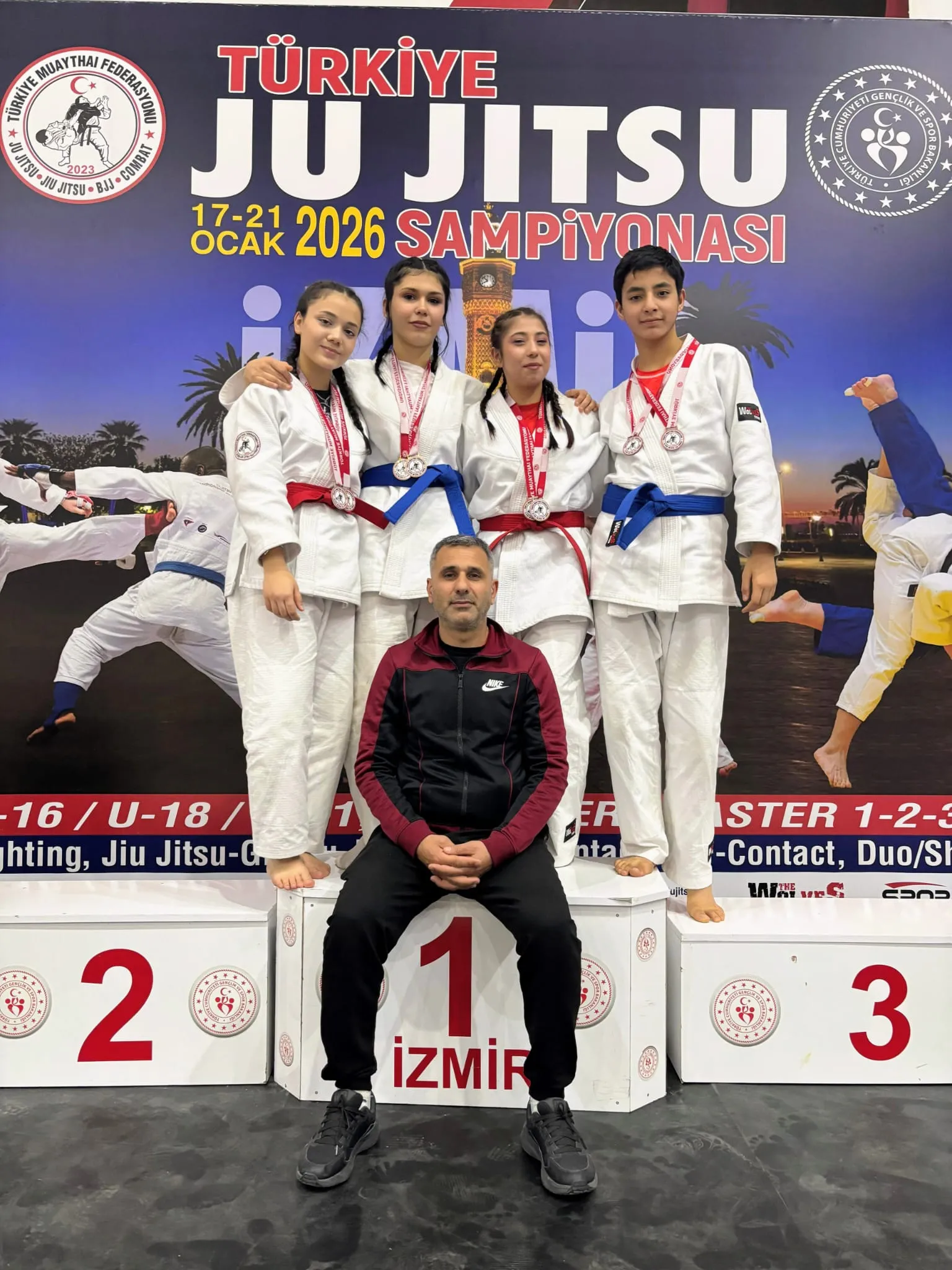 MERSİN BEŞYOL SPOR KULÜBÜ’NDEN TÜRKİYE JU JITSU ŞAMPİYONASI’NDA BÜYÜK BAŞARI