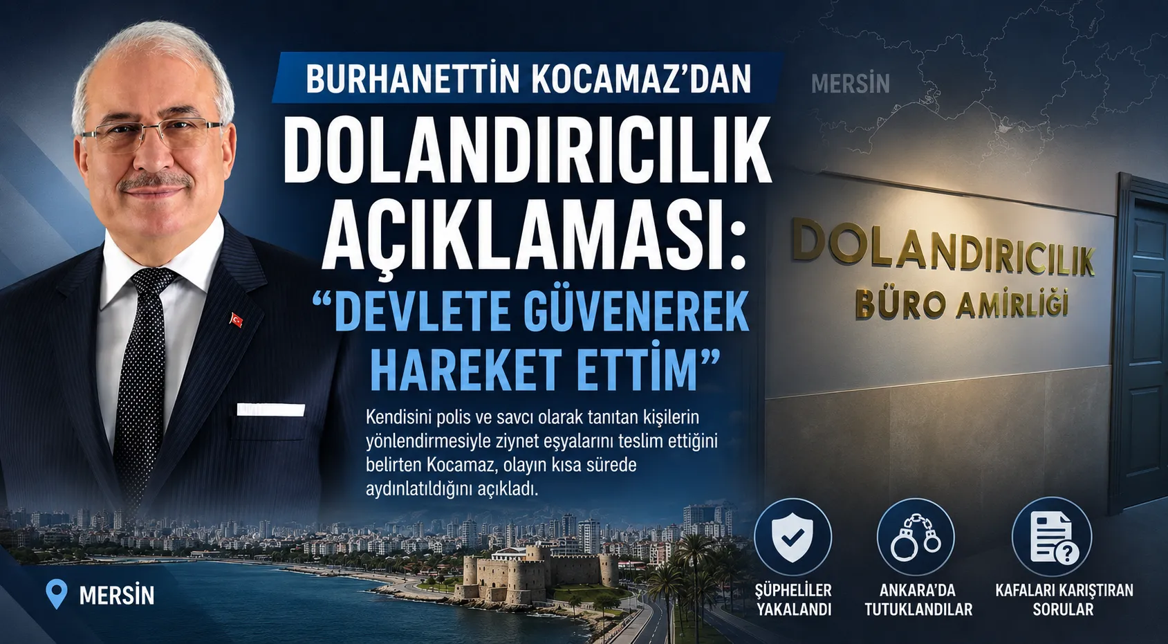 Burhanettin Kocamaz’dan Dolandırıcılık Açıklaması: “Devlete Güvenerek Hareket Ettim”