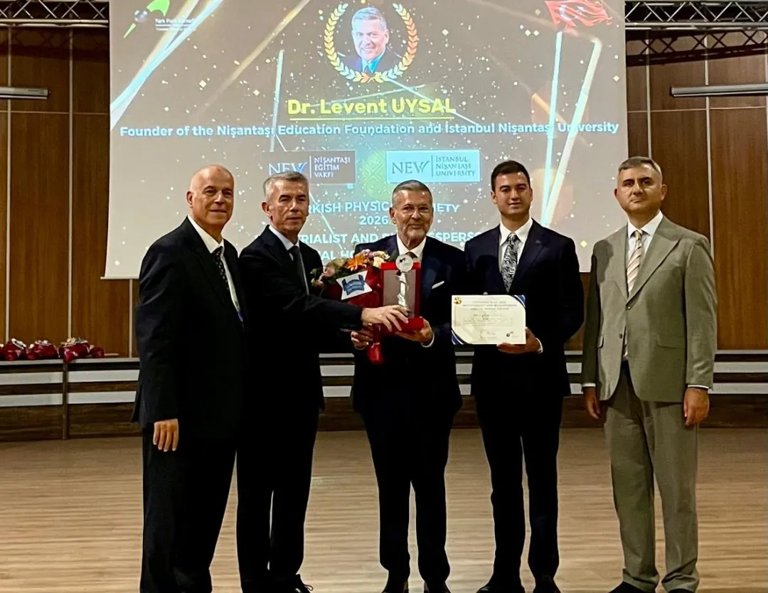 MİLLETVEKİLİ UYSAL’A TÜRK FİZİK DERNEĞİ’NDEN ÖZEL ONUR ÖDÜLÜ
