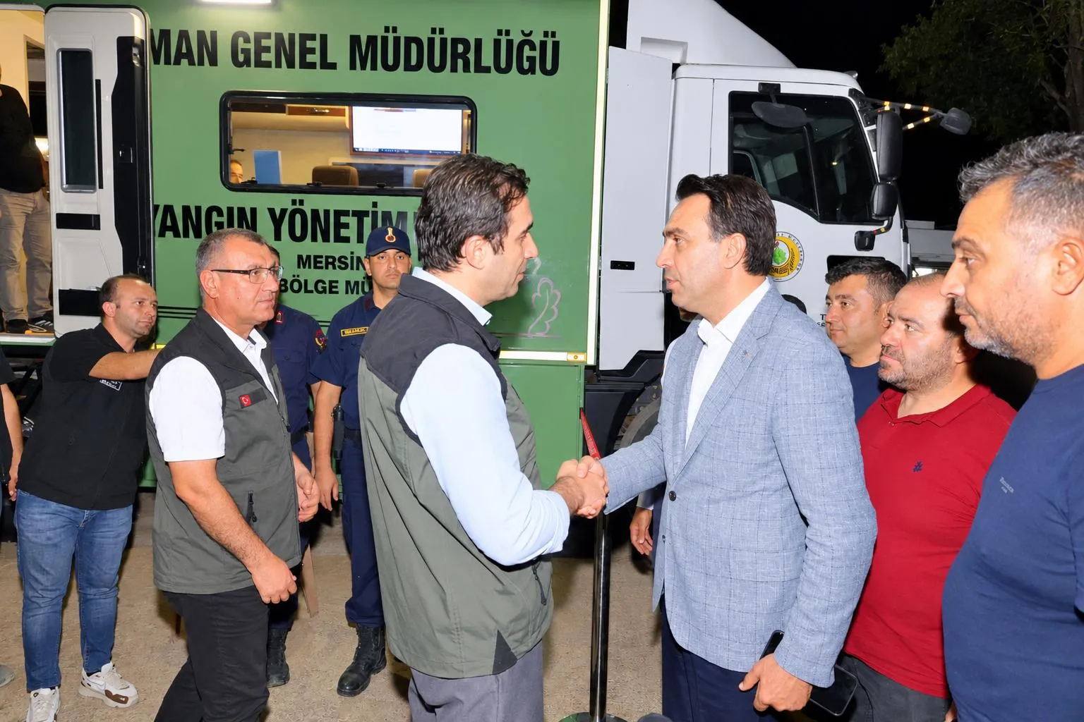 ALDEMİR, BOZYAZI’DAKİ YANGIN BÖLGESİNDE: “DEVLETİMİZ TÜM İMKANLARIYLA SAHADA”