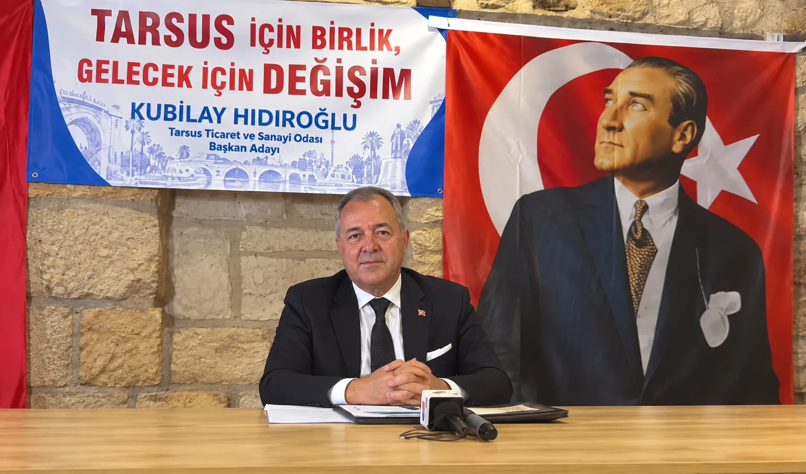 KUBİLAY HIDIROĞLU TARSUS TSO BAŞKANLIĞINA ADAYLIĞINI AÇIKLADI